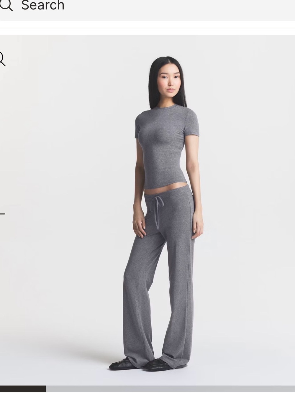 SKIMS gray lounge pants